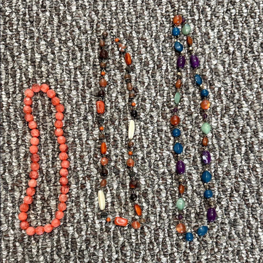 Colorful Beaded Necklace Set